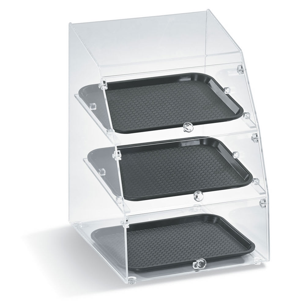 Vollrath MBC1014-3F-06 Curved-Front Pastry Display Case -  (3)10x14" Trays