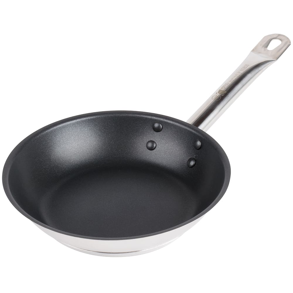 Vollrath N3808 8" Optio™ Non-Stick Steel Frying Pan w/ Hollow Metal Handle - Induction Ready