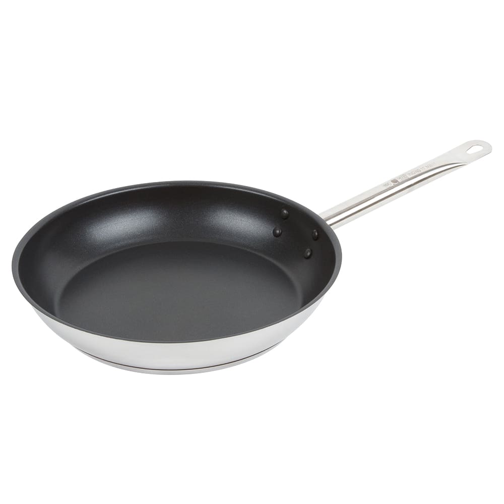Vollrath N3811 11" Optio™ Non-Stick Steel Frying Pan w/ Hollow Metal Handle - Induction Ready