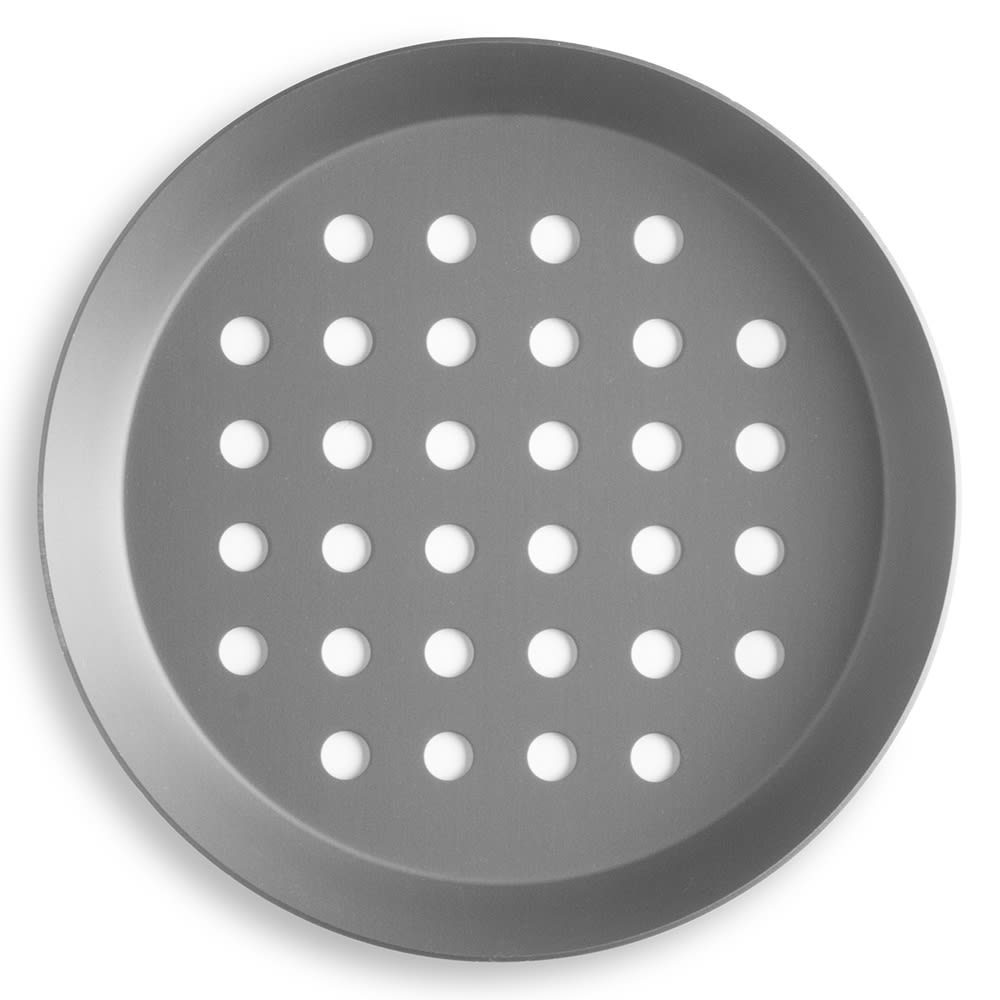 Vollrath PC07PHC 7" Round Perforated Pizza Pan, Aluminum