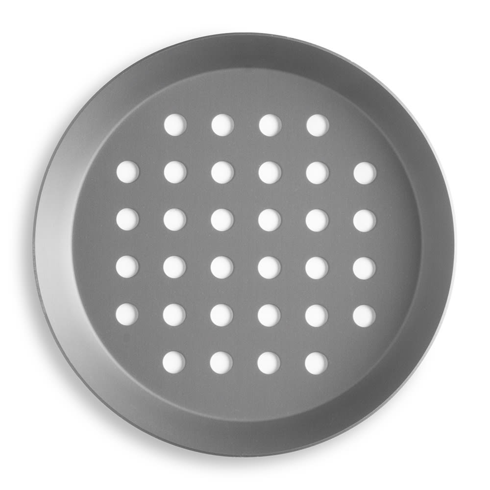 Vollrath PC09PHC 9" Round Perforated Pizza Pan, Aluminum
