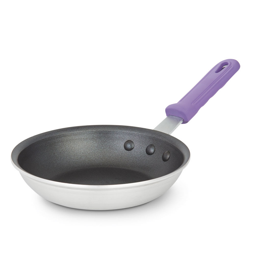 Vollrath T400780 7" Wear-Ever® Aluminum Frying Pan w/ Solid Silicone Handle
