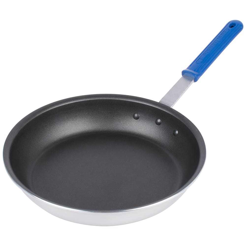Vollrath T4012 12" Wear-Ever® Non-Stick Aluminum Frying Pan w/ Solid Silicone Handle