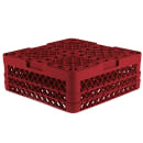 Vollrath TR10FF Rack-Master Glass Rack w/ (9) Compartments - (2) Extenders, Red thumbnail 5