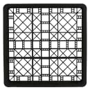 Vollrath TR10FF Rack-Master Glass Rack w/ (9) Compartments - (2) Extenders, Black thumbnail 2
