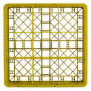 Vollrath TR10FF Rack-Master Glass Rack w/ (9) Compartments - (2) Extenders, Yellow thumbnail 2