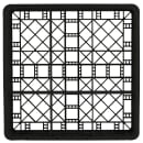 Vollrath TR10FFF Rack-Master Glass Rack w/ (9) Compartments - (3) Extenders, Black thumbnail 2