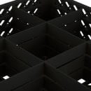 Vollrath TR10FFF Rack-Master Glass Rack w/ (9) Compartments - (3) Extenders, Black thumbnail 4