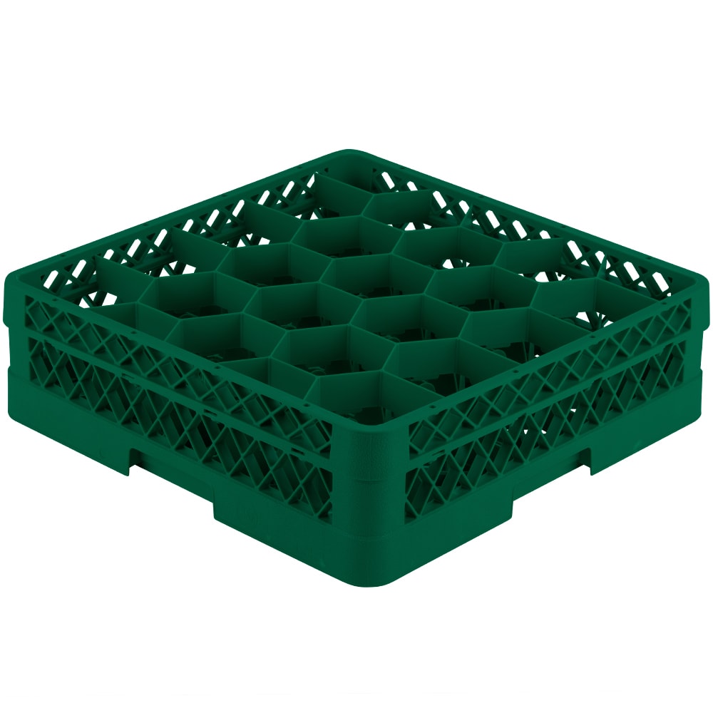 Vollrath TR11G Rack Max Glass Rack w/ (20) Compartments - (1) Extenders, Green