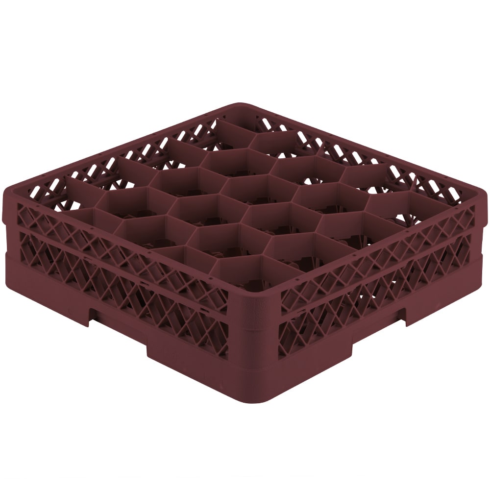 Vollrath TR11G Rack Max Glass Rack w/ (20) Compartments - (1) Extenders, Burgundy