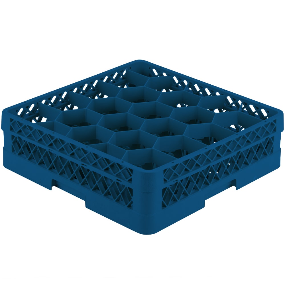 Vollrath TR11G Rack Max Glass Rack w/ (20) Compartments - (1) Extenders, Royal Blue