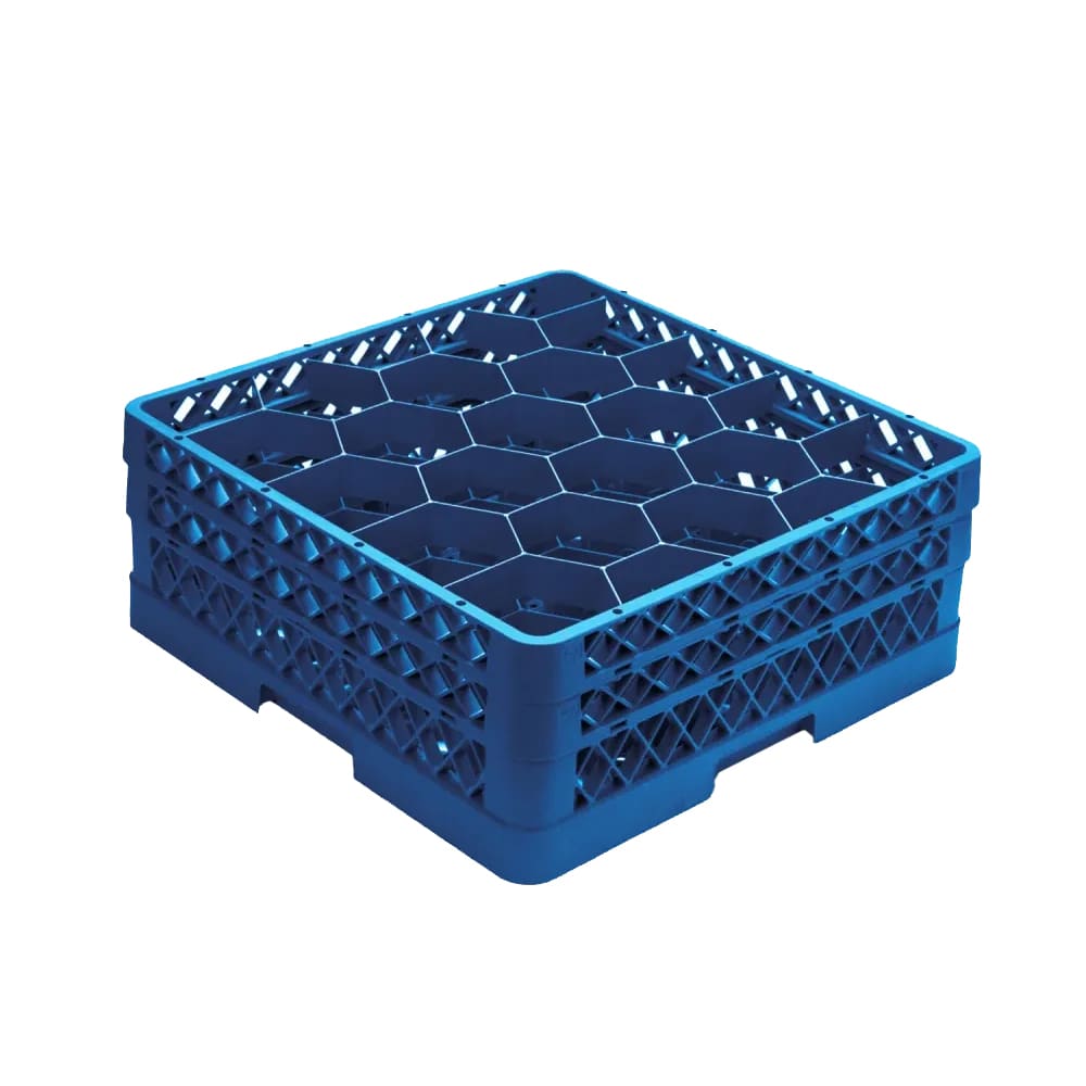 Vollrath TR11GA Rack Max Glass Rack w/ (20) Compartments - (2) Extenders, Royal Blue