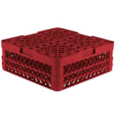 Vollrath TR11GG Rack Max Glass Rack w/ (20) Compartments - (2) Extenders, Red thumbnail 5