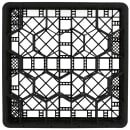 Vollrath TR11GG Rack Max Glass Rack w/ (20) Compartments - (2) Extenders, Black thumbnail 2