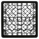 Vollrath TR12H Rack Max Glass Rack w/ (30) Compartments - (1) Extender, Black thumbnail 2