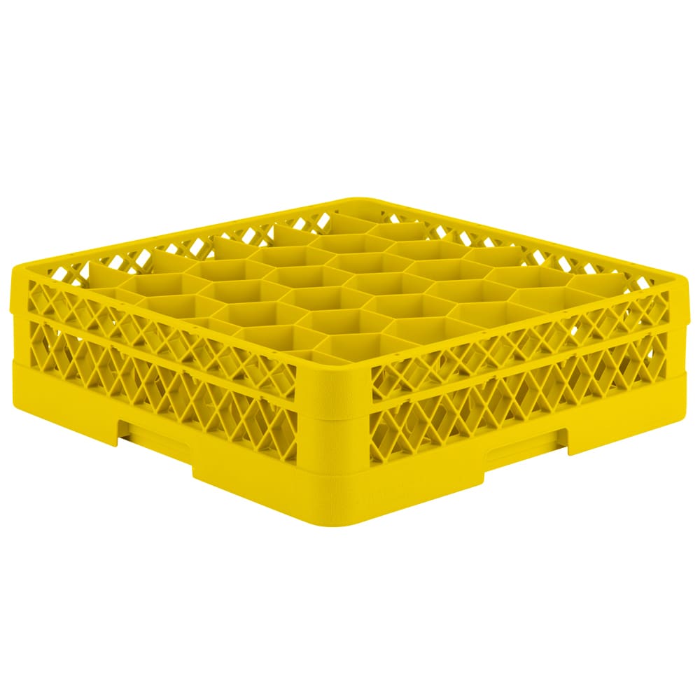 Vollrath TR12H Rack Max Glass Rack w/ (30) Compartments - (1) Extender, Yellow