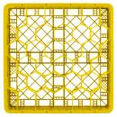Vollrath TR12H Rack Max Glass Rack w/ (30) Compartments - (1) Extender, Yellow thumbnail 2