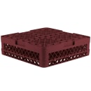 Vollrath TR12H Rack Max Glass Rack w/ (30) Compartments - (1) Extender, Burgundy thumbnail 5