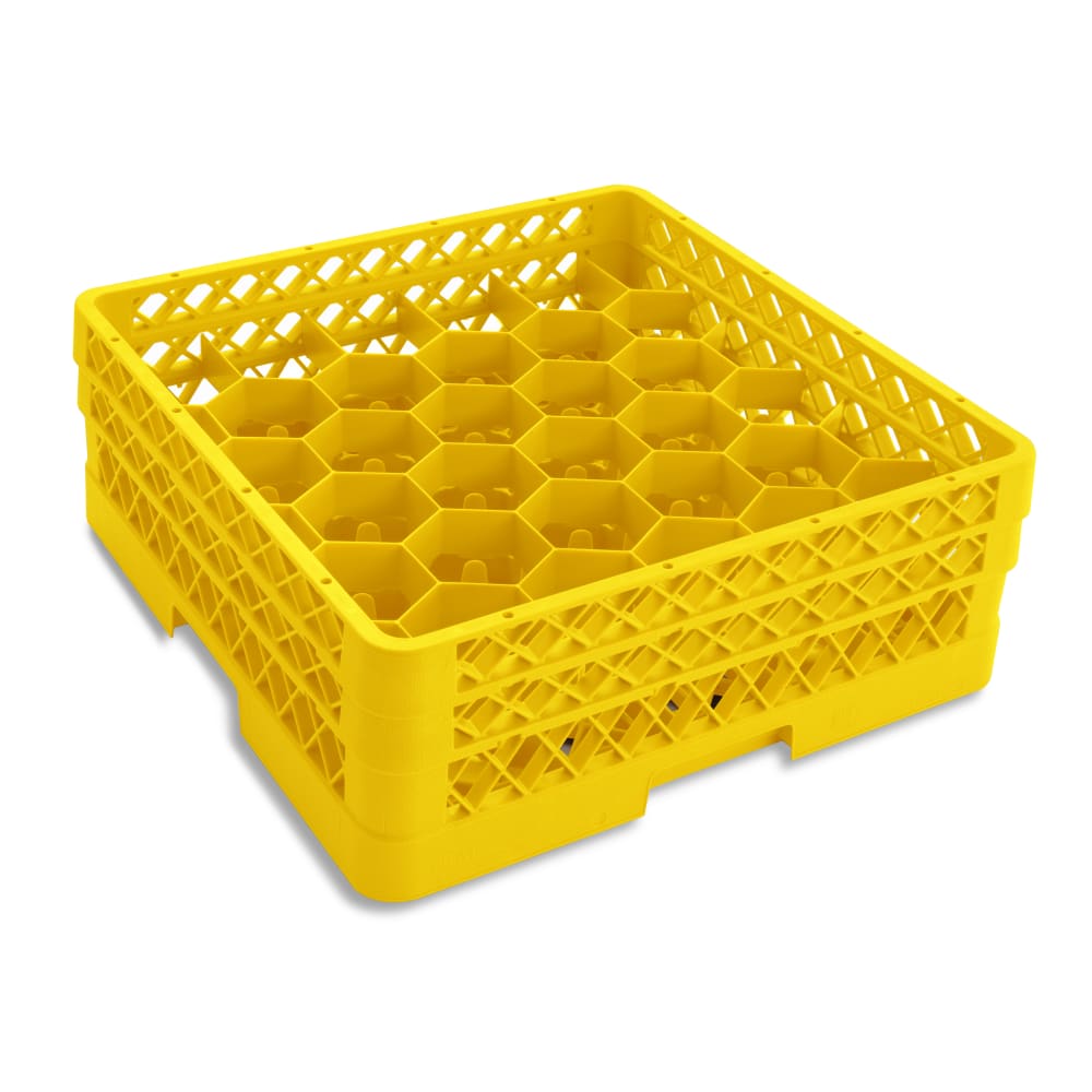 Vollrath TR12HA Rack Max Glass Rack w/ (30) Compartments - (2) Extenders, Yellow