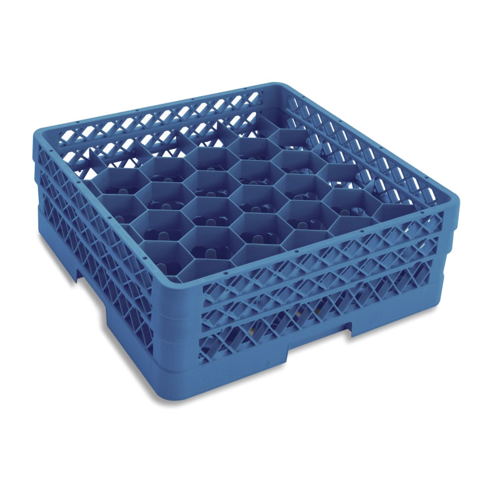 Vollrath TR12HA Rack Max Glass Rack w/ (30) Compartments - (2) Extenders, Royal Blue