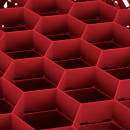 Vollrath TR12HHH Rack Max Glass Rack w/ (30) Compartments - (3) Extenders, Red thumbnail 4