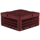 Vollrath TR12HHH Rack Max Glass Rack w/ (30) Compartments - (3) Extenders, Burgundy thumbnail 5