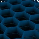 Vollrath TR12HHH Rack Max Glass Rack w/ (30) Compartments - (3) Extenders, Royal Blue thumbnail 4