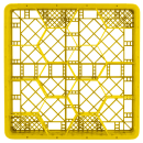 Vollrath TR18J Rack Max Glass Rack w/ (12) Compartments - (1) Extenders, Yellow thumbnail 2