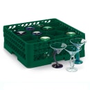 Vollrath TR18JJ Rack Max Glass Rack w/ (12) Compartments - (2) Extenders, Green thumbnail 5