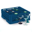 Vollrath TR18JJ Rack Max Glass Rack w/ (12) Compartments - (2) Extenders, Royal Blue thumbnail 2