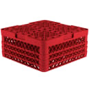 Vollrath TR18JJJ Rack Max Glass Rack w/ (12) Compartments - (3) Extenders, Red thumbnail 5