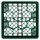 Vollrath TR18JJJ Rack Max Glass Rack w/ (12) Compartments - (3) Extenders, Green thumbnail 2