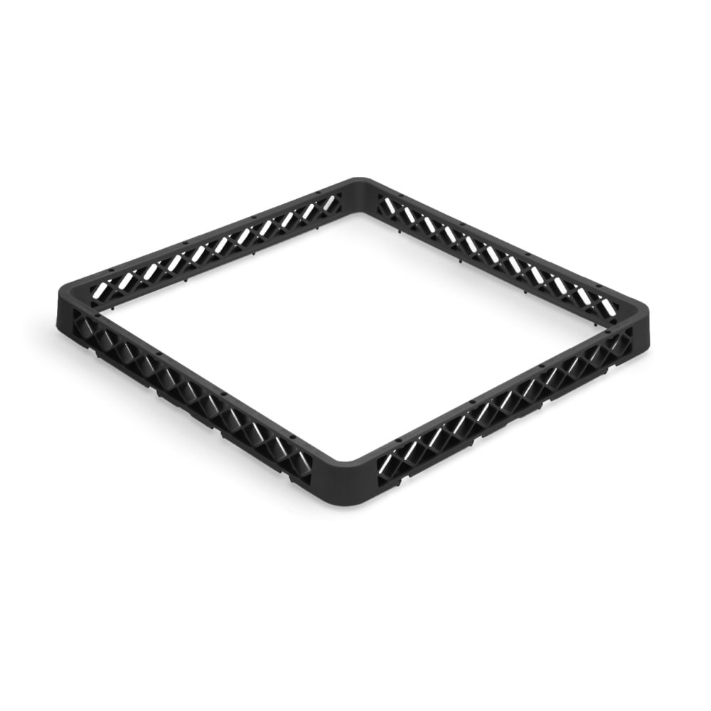 Vollrath TR1A Full-Size Dishwasher Rack - Open with 1 Extender, Black