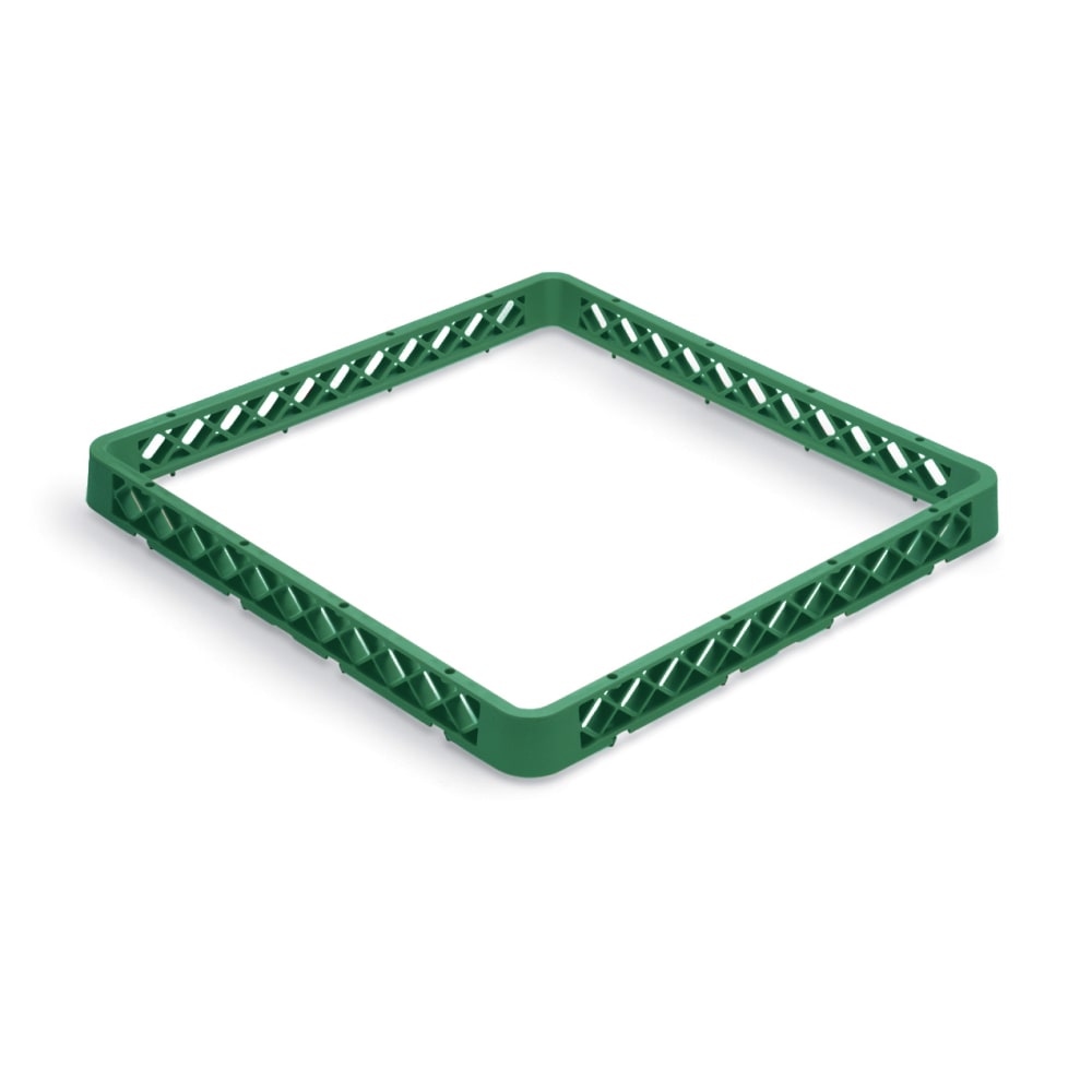 Vollrath TR1A Full-Size Dishwasher Rack - Open with 1 Extender, Green