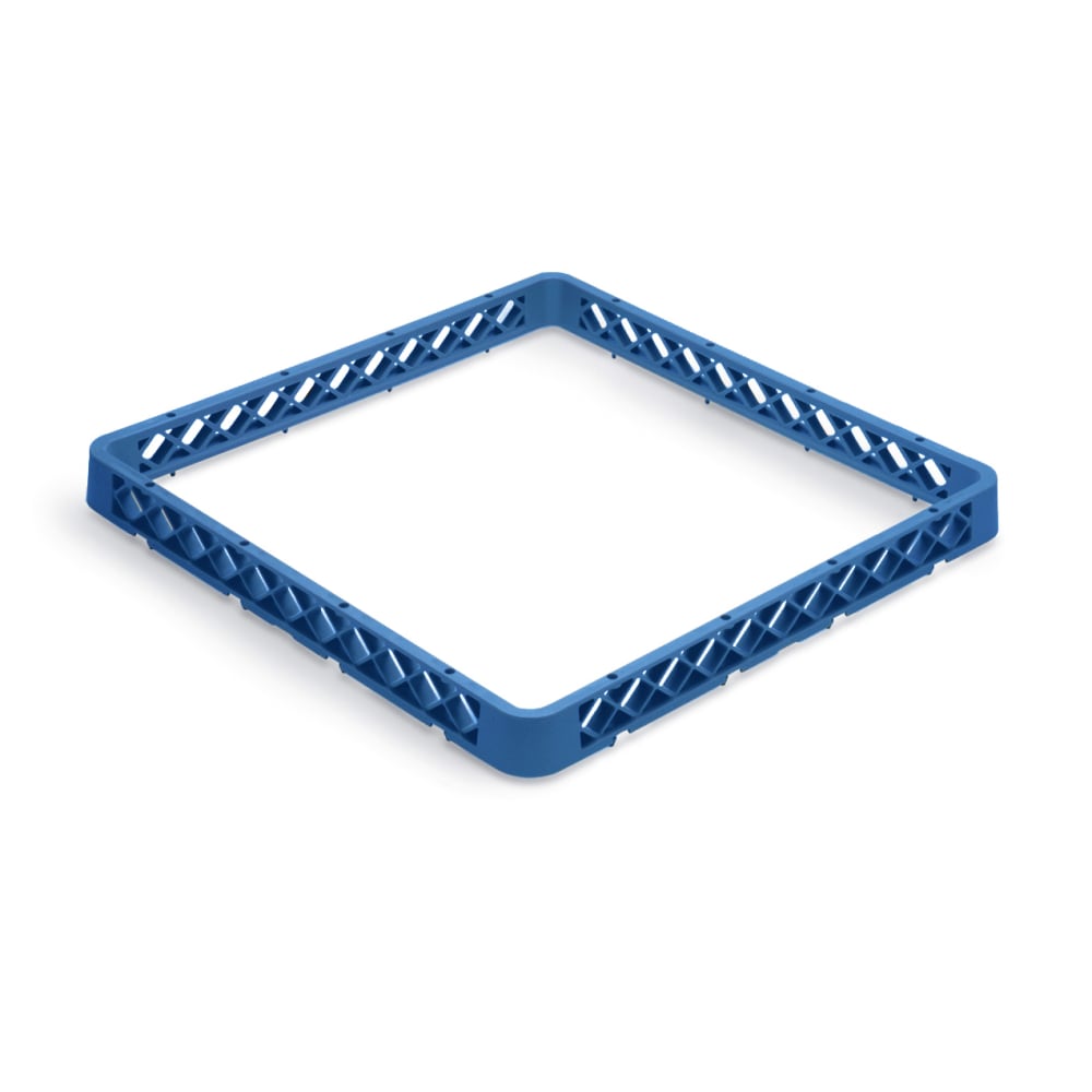 Vollrath TR1A Full-Size Dishwasher Rack - Open with 1 Extender, Royal Blue