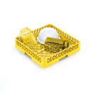 Vollrath TR1AA Full-Size Dishwasher Rack - Open with 2 Extenders, Yellow thumbnail 3