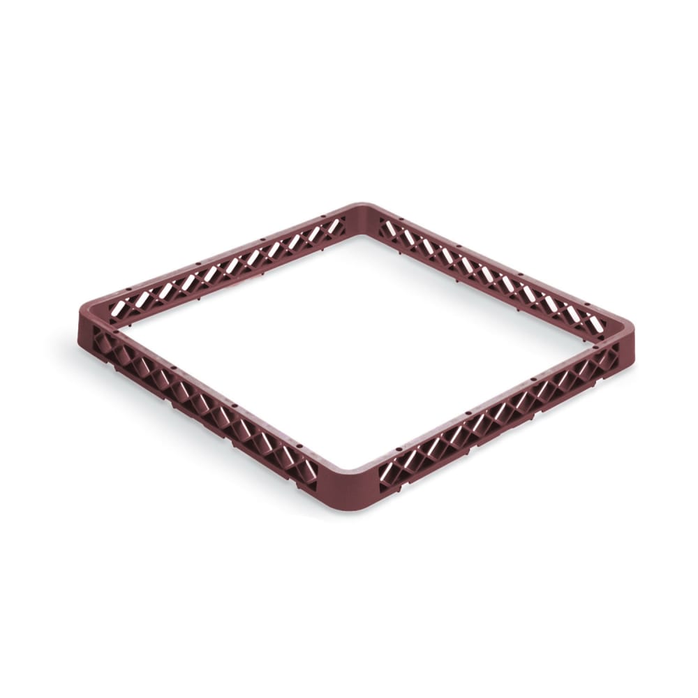 Vollrath TR1AA Full-Size Dishwasher Rack - Open with 2 Extenders, Burgundy