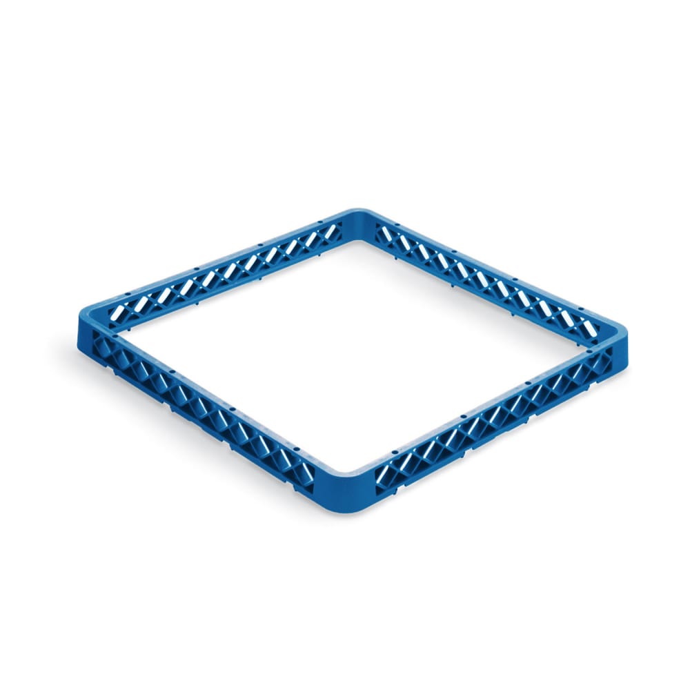 Vollrath TR1AA Full-Size Dishwasher Rack - Open with 2 Extenders, Royal Blue