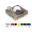 Vollrath TR1AA Full-Size Dishwasher Rack - Open with 2 Extenders, Royal Blue thumbnail 3