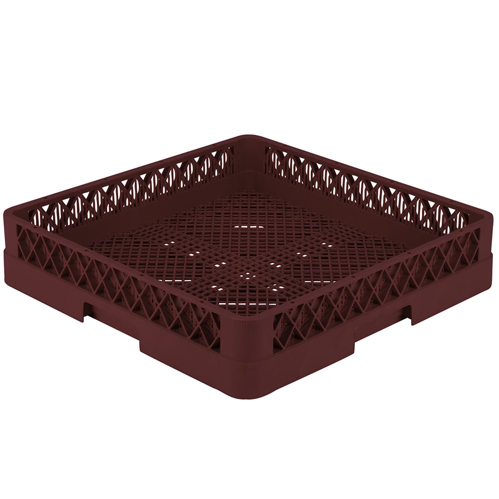 Vollrath TR2 Full-Size Dishwasher Flatware Rack - Open, Burgundy