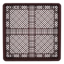 Vollrath TR2 Full-Size Dishwasher Flatware Rack - Open, Burgundy thumbnail 2