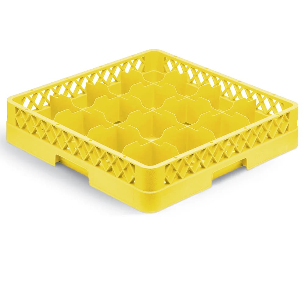 Vollrath TR4 Rack-Master Glass Rack w/ (16) Compartments - Yellow