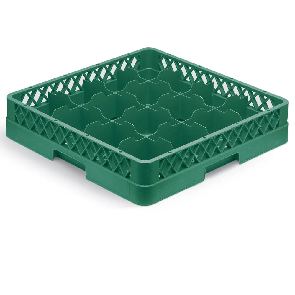 Vollrath TR4 Rack-Master Glass Rack w/ (16) Compartments - Green