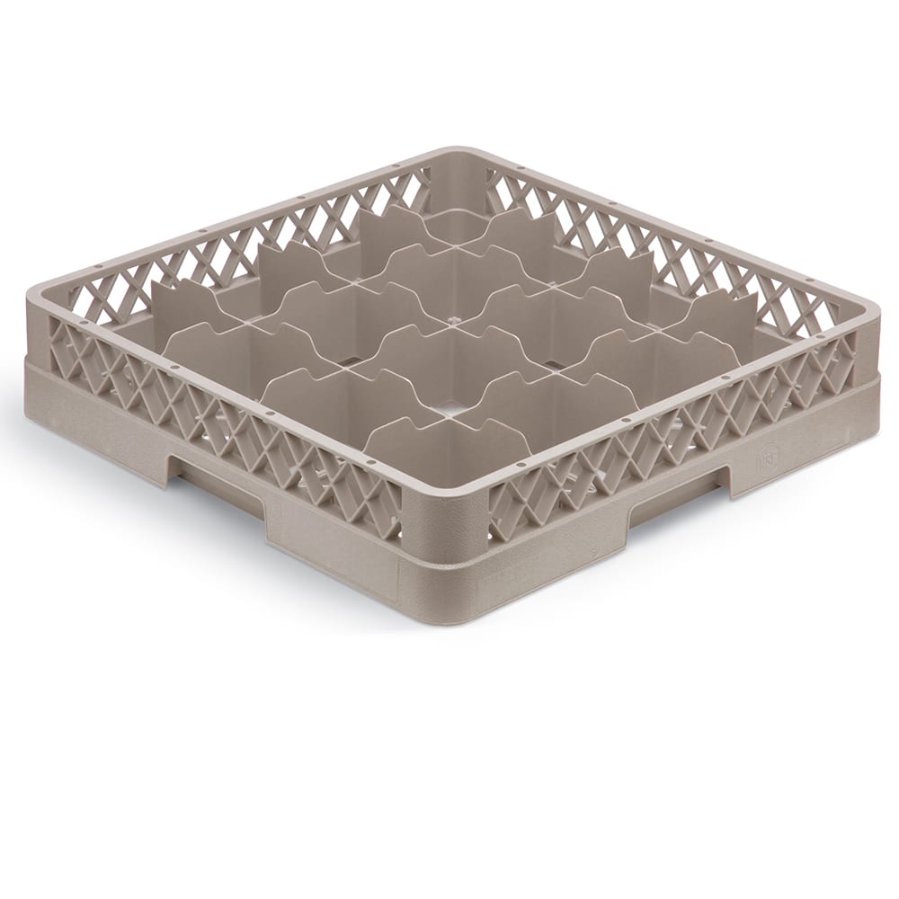 Vollrath TR4DD Traex® Glass Rack w/ (16) Compartments - (2) Extenders, Beige