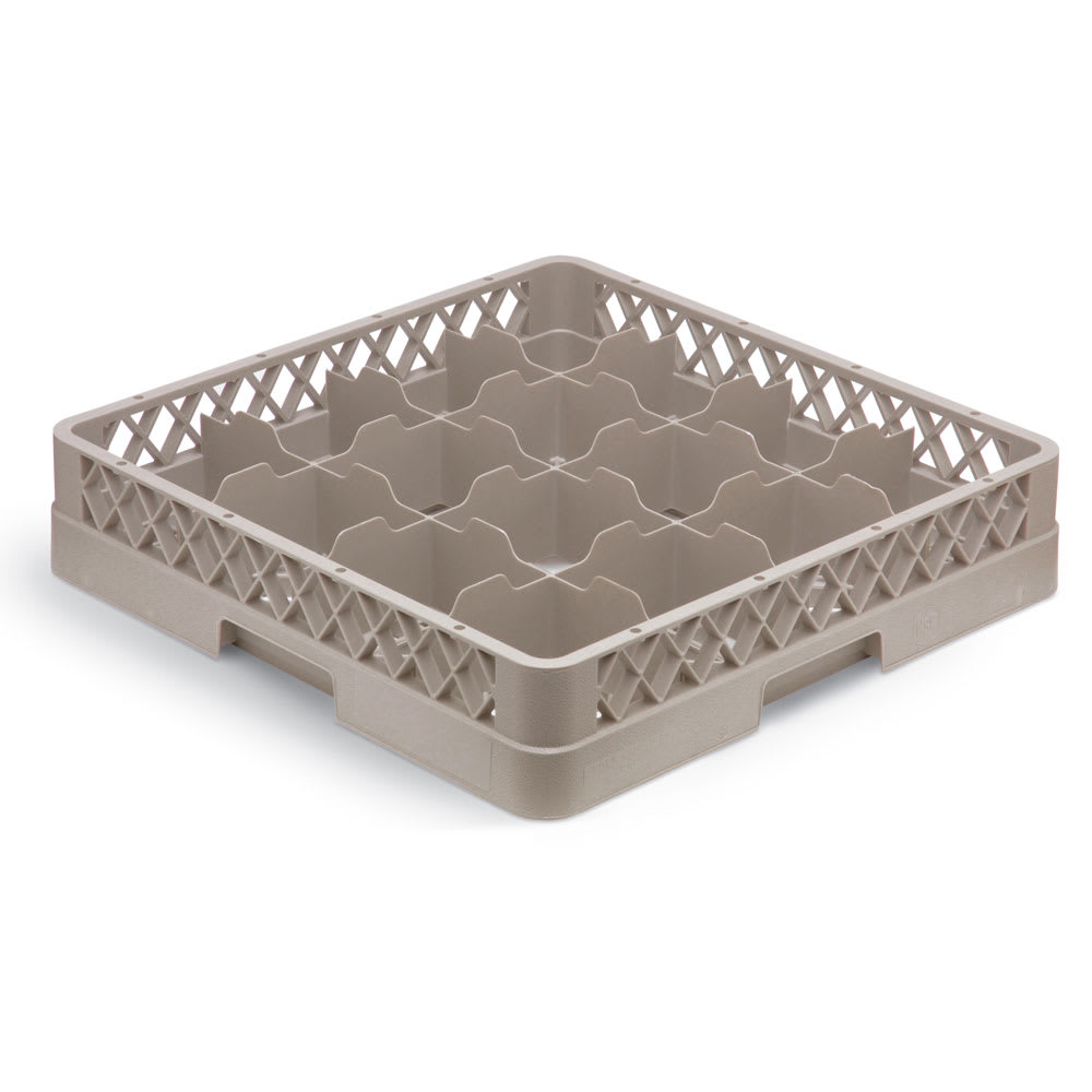 Vollrath TR4DDA Traex® Glass Rack w/ (16) Compartments - (3) Extenders, Beige