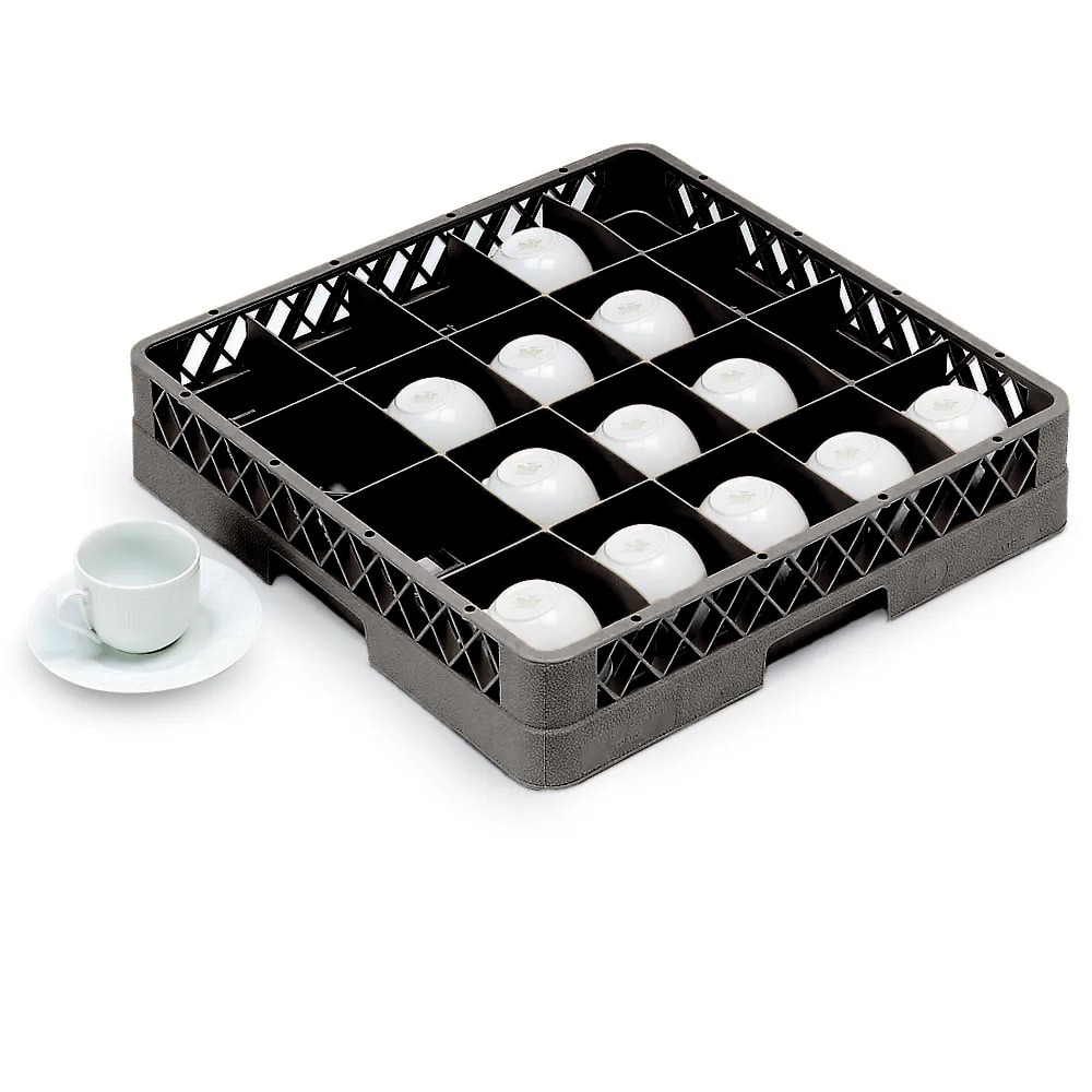 Vollrath TR5 Rack-Master Glass Rack w/ (20) Compartments - Black