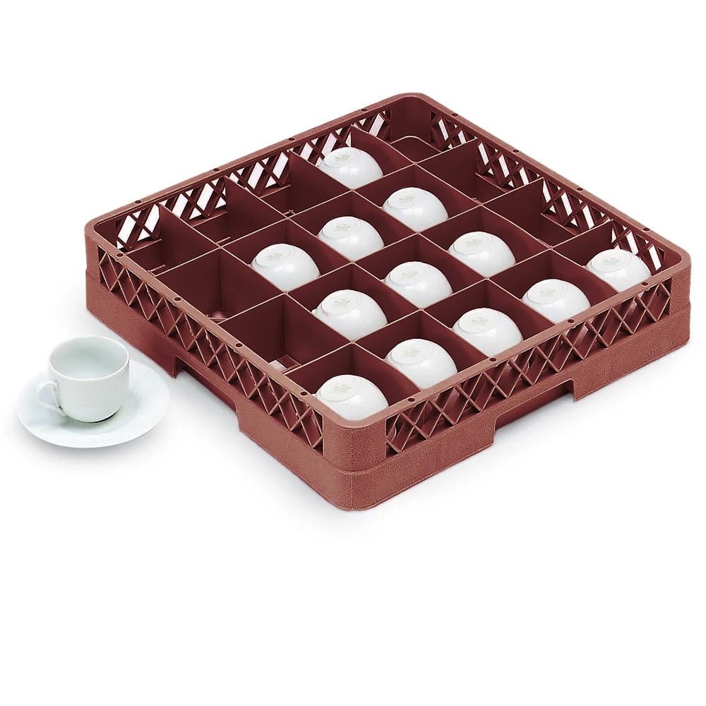 Vollrath TR5 Rack-Master Glass Rack w/ (20) Compartments - Burgundy