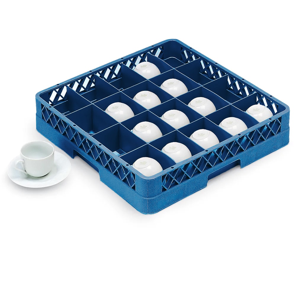 Vollrath TR5 Rack-Master Glass Rack w/ (20) Compartments - Royal Blue