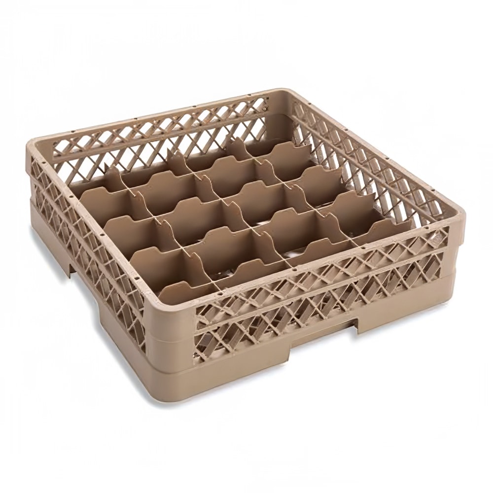 Vollrath TR5A Traex® Glass Rack w/ (20) Compartments - (1) Extender, Beige