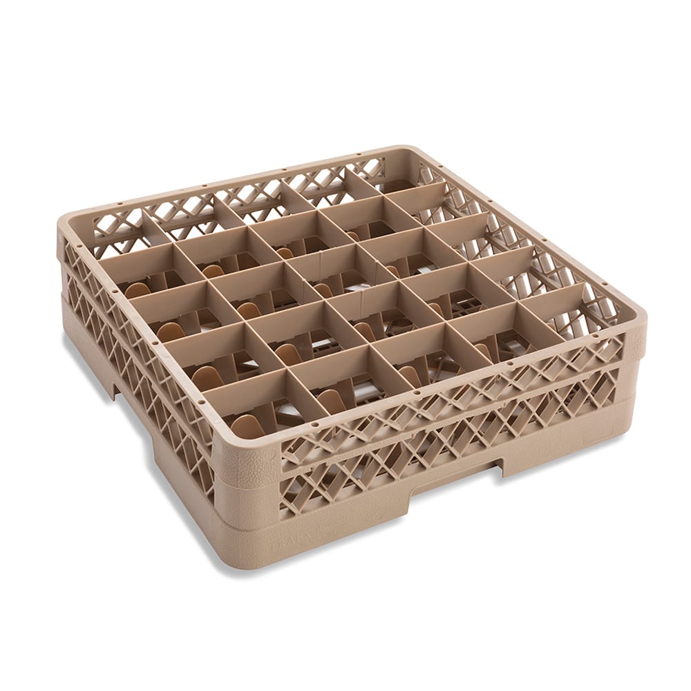 Vollrath TR6B Traex® Glass Rack w/ (25) Compartments - (1) Extender, Beige